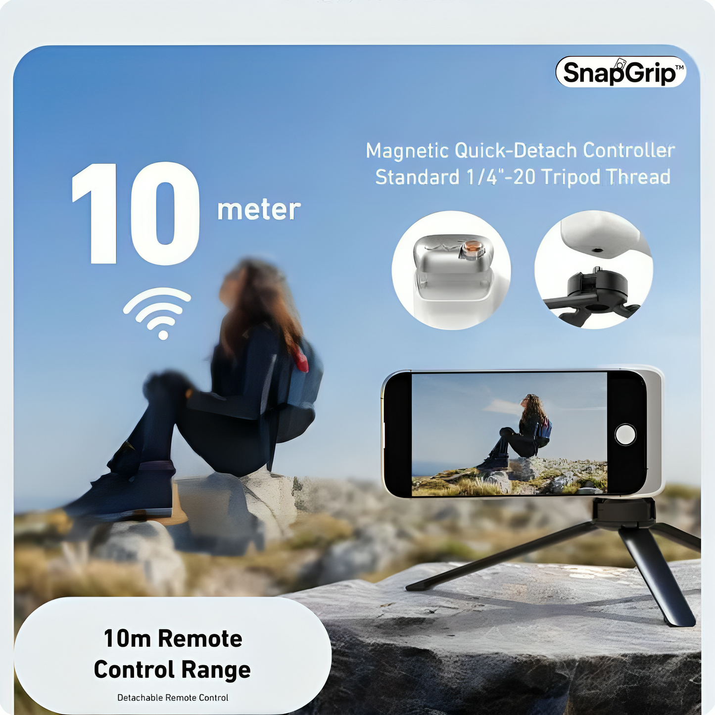 SnapGrip™— Ultimate control in your hand